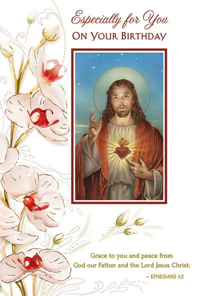 Specially for You On Your Birthday Greeting Card - Unique Catholic Gifts