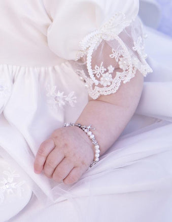 Baptism to Bride Sterling Silver Baptism Bracelet - Unique Catholic Gifts