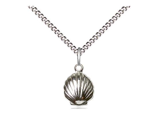 Baptism Shell Medal (1/2") - Unique Catholic Gifts