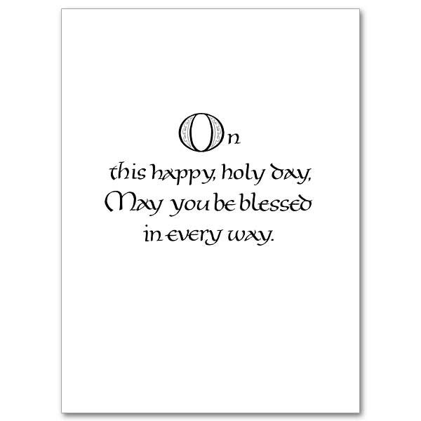 Blessed in Every Way St. Patrick's Day Card Greeting Card - Unique Catholic Gifts