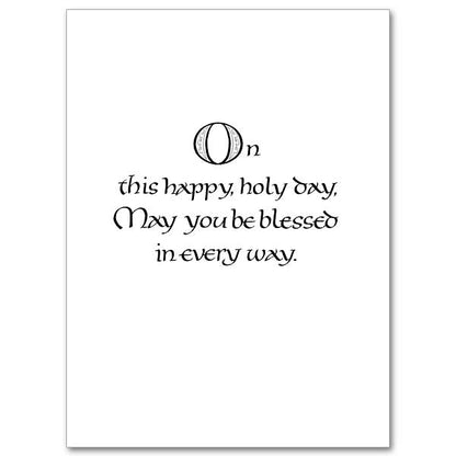 Blessed in Every Way St. Patrick's Day Card Greeting Card - Unique Catholic Gifts