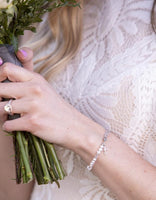 Baptism to Bride Sterling Silver Baptism Bracelet - Unique Catholic Gifts