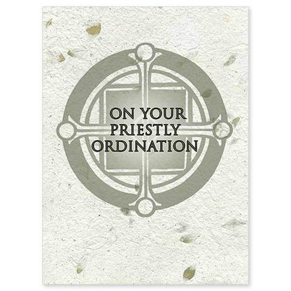 On Your Priestly Ordination  Ordination Congratulations Card - Unique Catholic Gifts