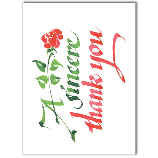 A Sincere Thank You Greeting Card #2 - Unique Catholic Gifts