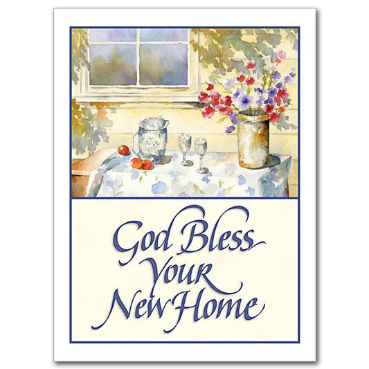 God Bless Your New Home New Home Card - Unique Catholic Gifts