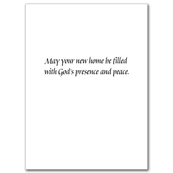 God Bless Your New Home New Home Card (4.375 x 5.9375") - Unique Catholic Gifts