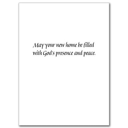 God Bless Your New Home New Home Card (4.375 x 5.9375") - Unique Catholic Gifts