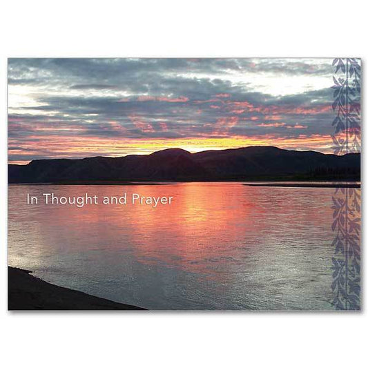 In Thought and Prayer Thinking of You (5 x 7") - Unique Catholic Gifts