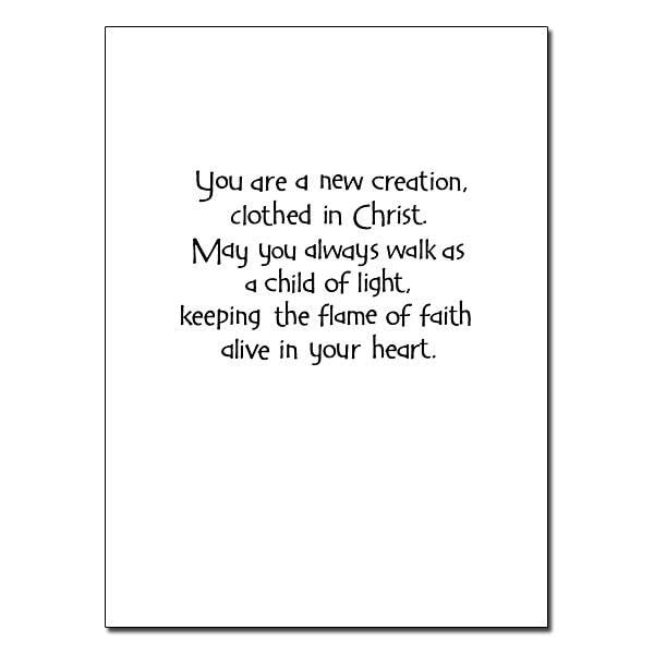 For You Grandson (Baptism) Grandson Baptism Card - Unique Catholic Gifts