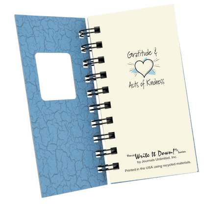 Gratitude & Acts of Kindness Mini Journal - Light Blue (New Edition) - Unique Catholic Gifts