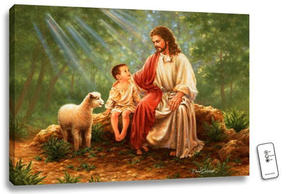 "Faith of a Child" Illuminated Fine Art - Unique Catholic Gifts