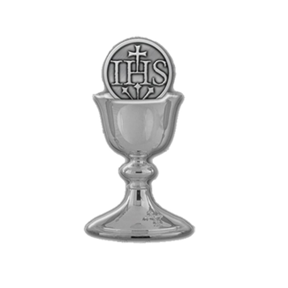 First Communion Chalice Tie Pin (Silver) - Unique Catholic Gifts