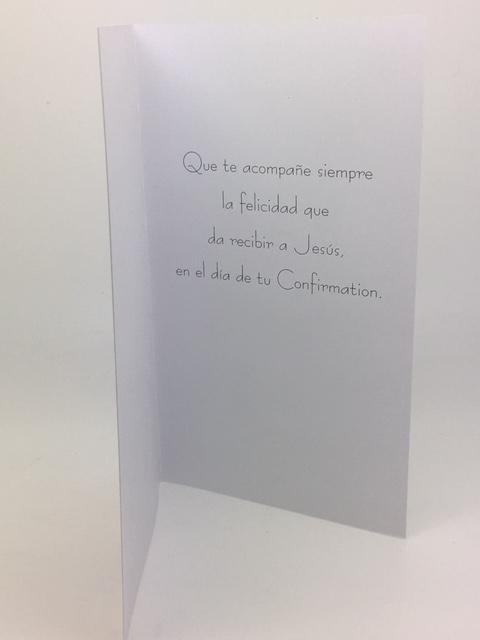 En Recuerdo de tu Confirmación Tarjeta - Unique Catholic Gifts