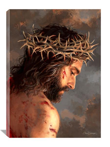 Crown of Thorns Canvas Fine Art 18" x 24" - Unique Catholic Gifts