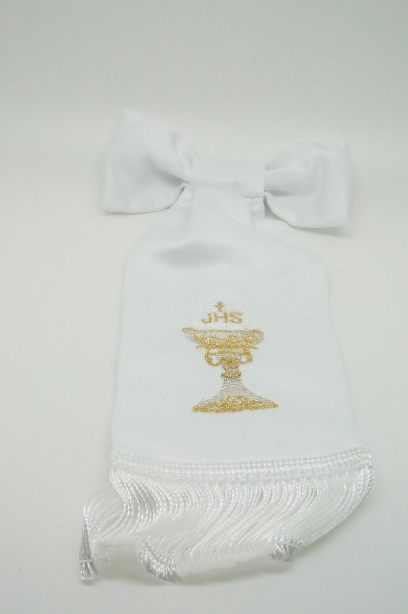 Girls First Communion Gift Set:Arm Band,Golden Candle and 7 other items - Unique Catholic Gifts