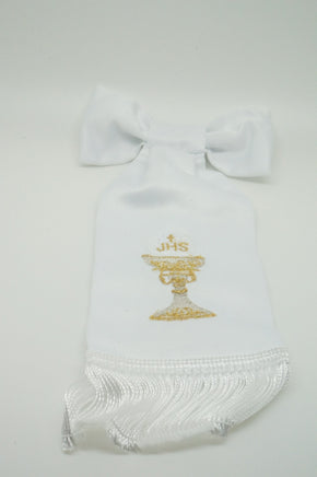 Girls First Communion Gift Set:Arm Band,Golden Candle and 8 other items - Unique Catholic Gifts