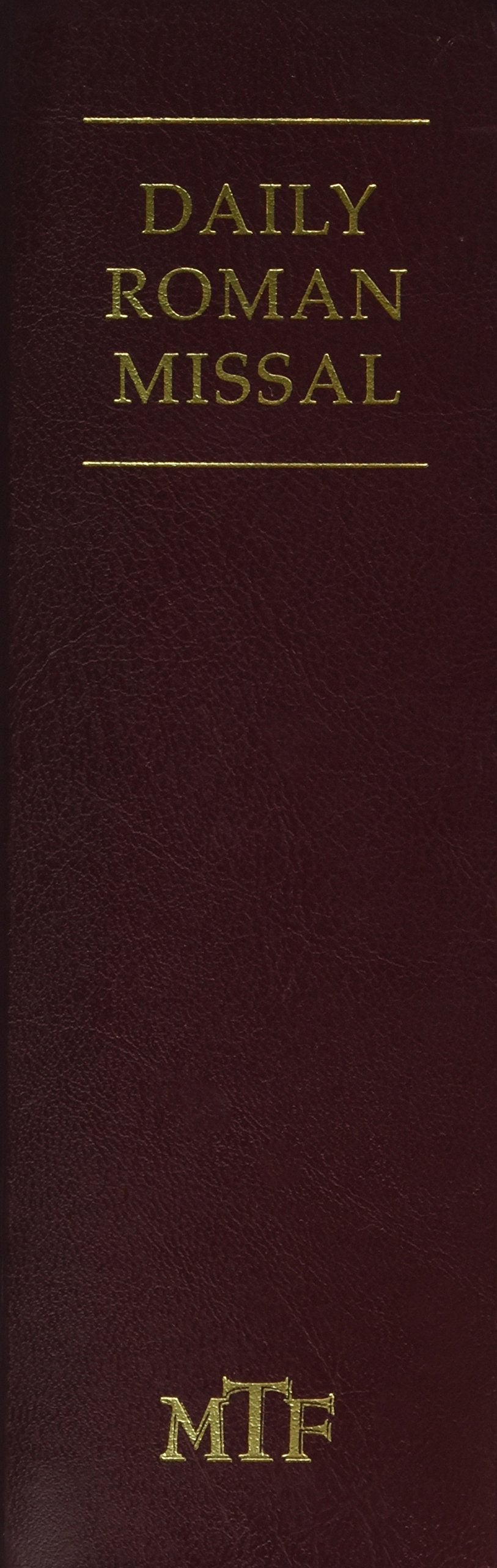 Daily Roman Missal, 7th Ed., Standard Print (Bonded Leather, Burgundy) - Unique Catholic Gifts