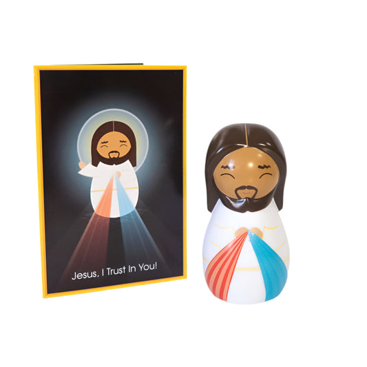 Divine Mercy Shining Light Doll - Unique Catholic Gifts