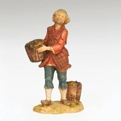 Divino Wine Merchant Nativity Figure 5" Scale (Fontanini) - Unique Catholic Gifts