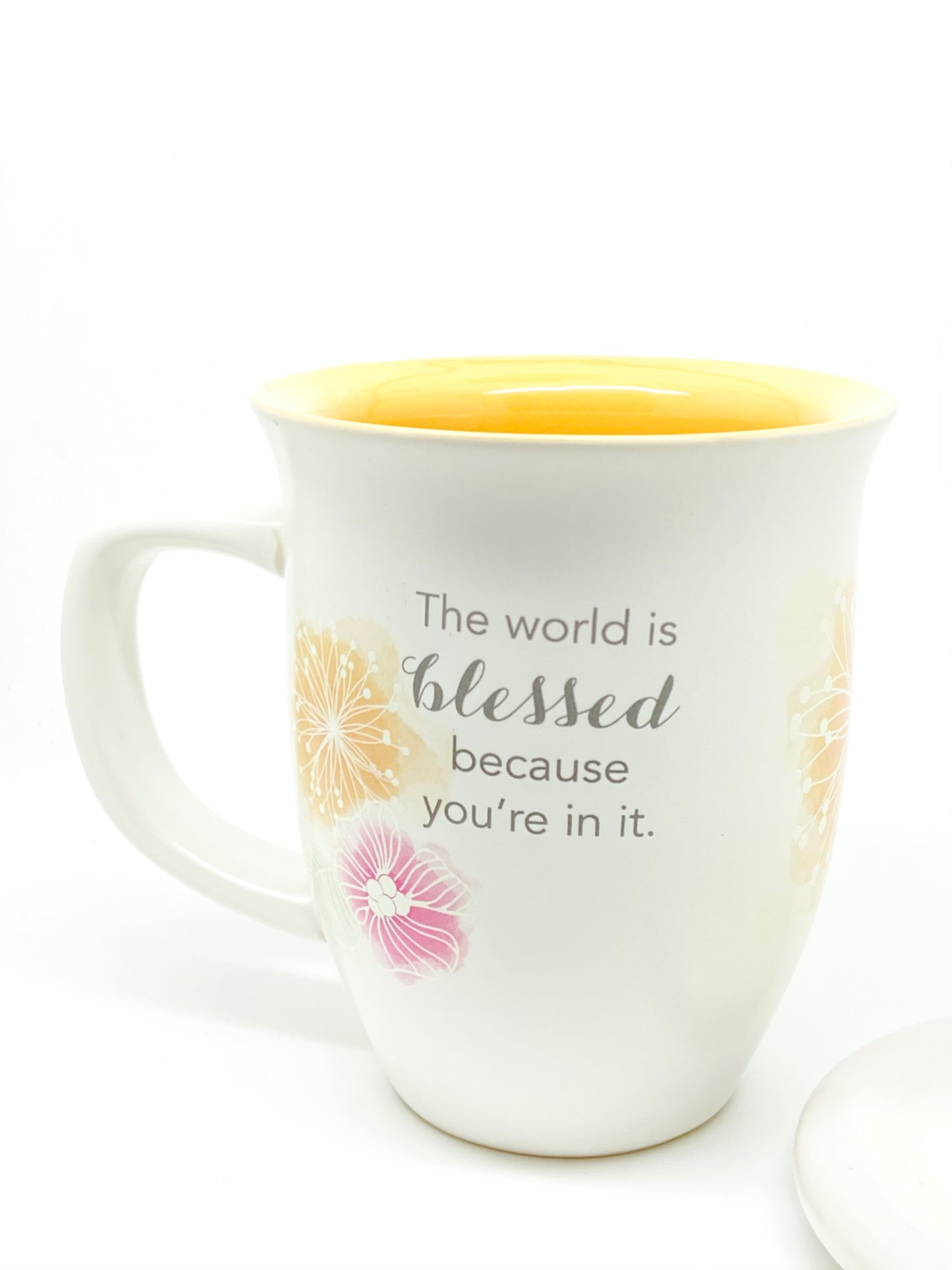 Amazing Daughter Mug & Coaster Set- Floral Design - Unique Catholic Gifts