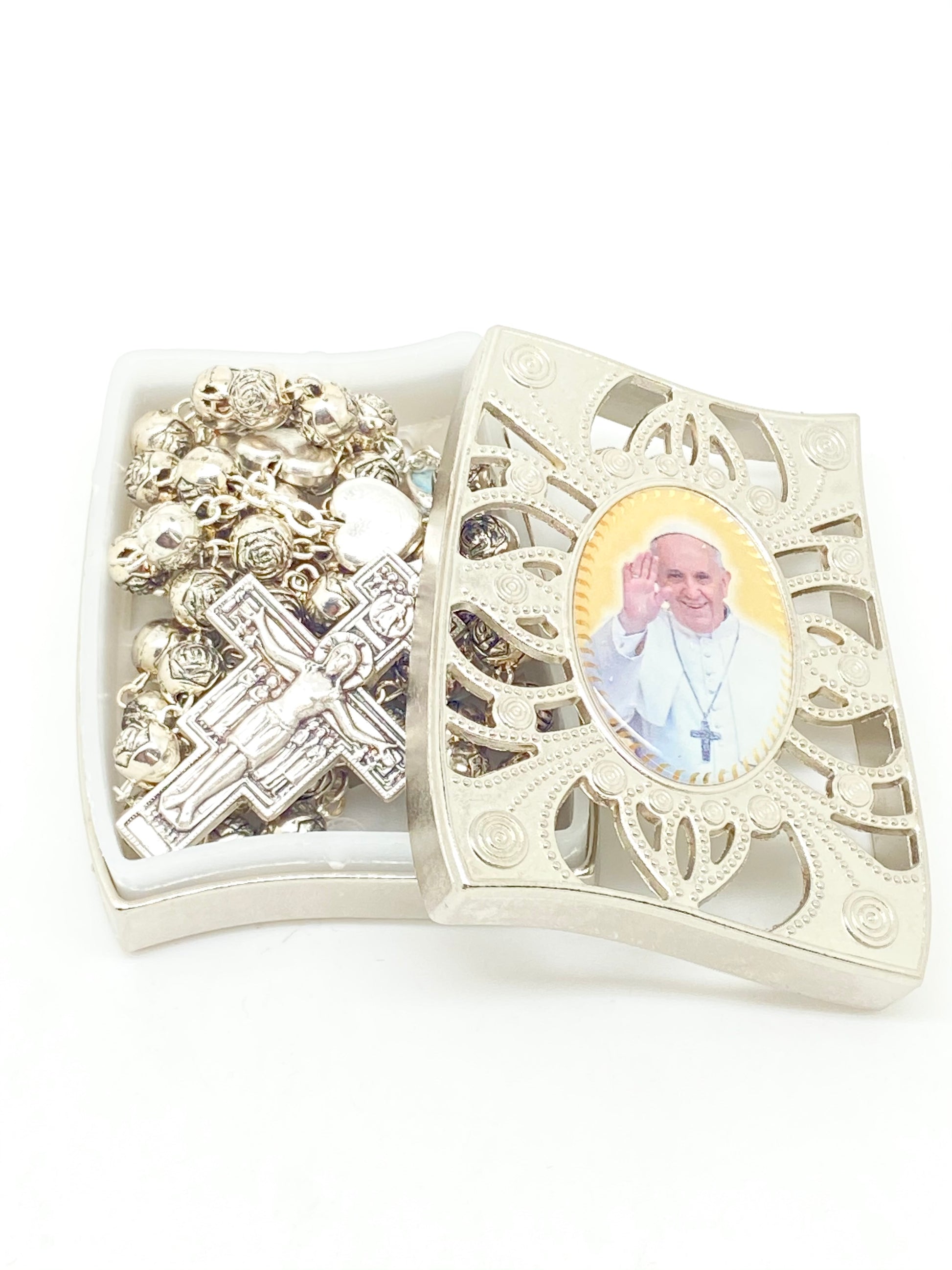 Pope Francis Unique Heart Rosary - Unique Catholic Gifts