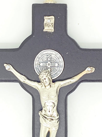 St. Benedict Wall Crucifix 6" - Unique Catholic Gifts