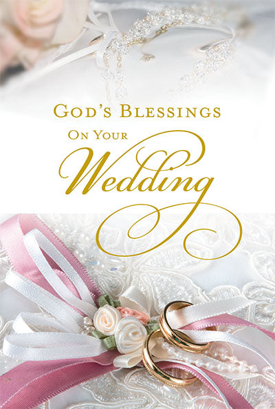 God's Blessing on Your Wedding Greeting Card - Unique Catholic Gifts