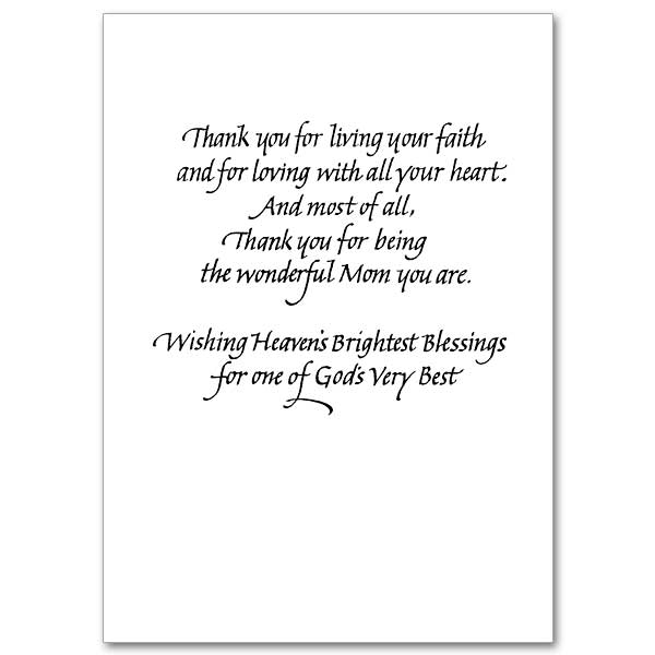 Happy Mother’s Day, Mom Greeting Card - Unique Catholic Gifts