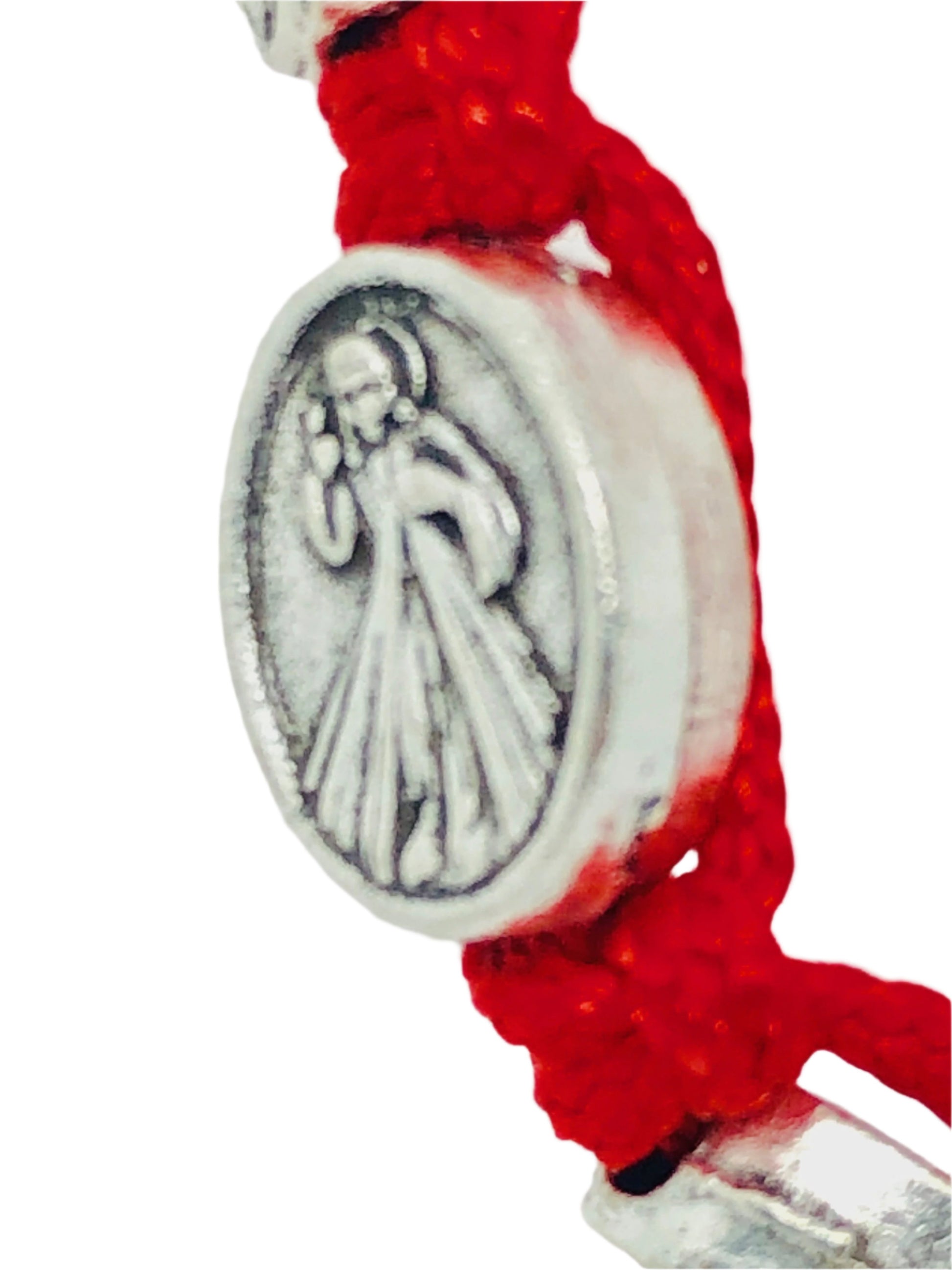 Red Divine Mercy Rosary Bracelet - Unique Catholic Gifts