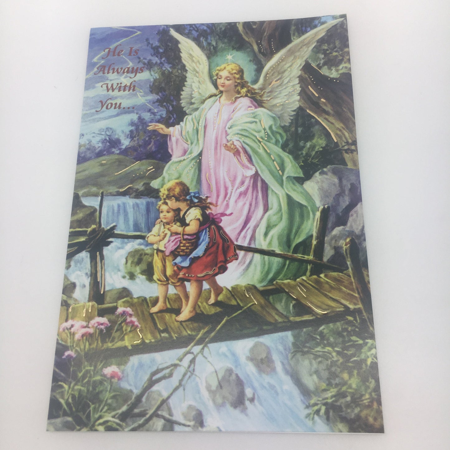 Encouragement Guardian Angel Greeting Card - Unique Catholic Gifts