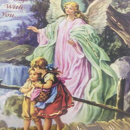 Encouragement Guardian Angel Greeting Card - Unique Catholic Gifts