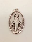 1-3/4" Oxidized Miraculous Medal - Unique Catholic Gifts