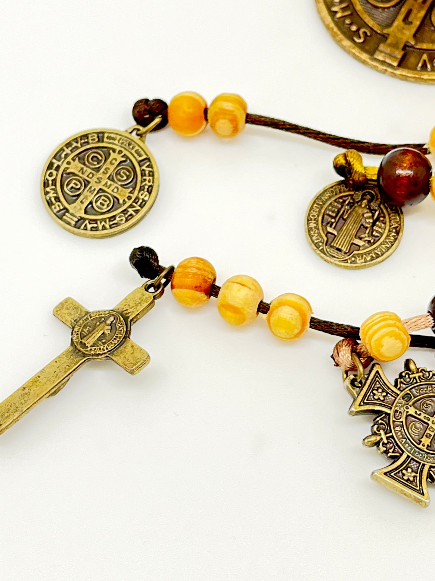 Home Blessings Benedict Crucifixes Keys Medals door hang (13") - Unique Catholic Gifts