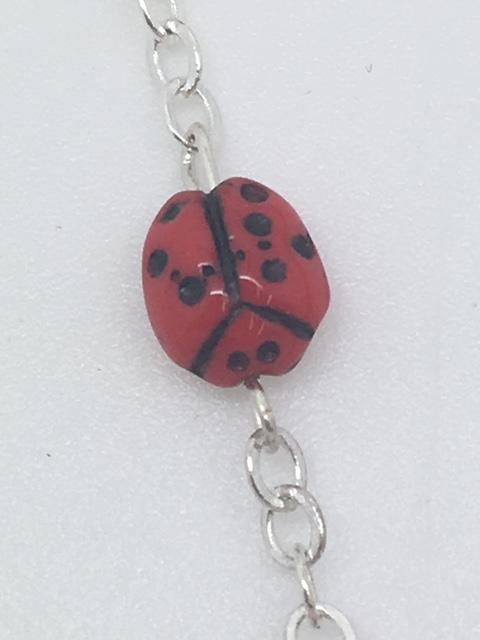 Ladybug Rosary " Our Lady's Bug" (7MM) - Unique Catholic Gifts