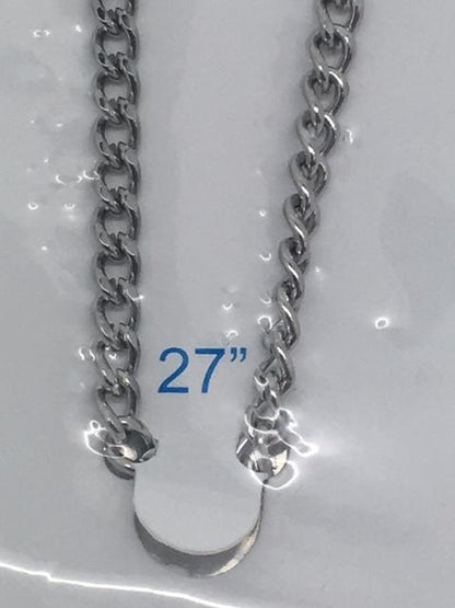 27" Stainless Steel Silver Chain - Unique Catholic Gifts