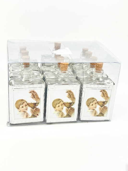 Boy Communion Holy Water Bottles (12) - Unique Catholic Gifts