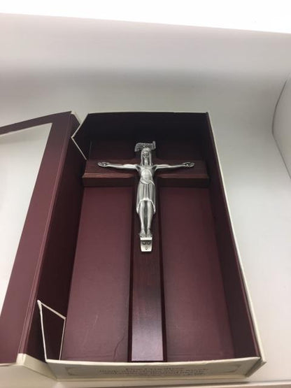 Cherry Wood Crucifix (12") - Unique Catholic Gifts