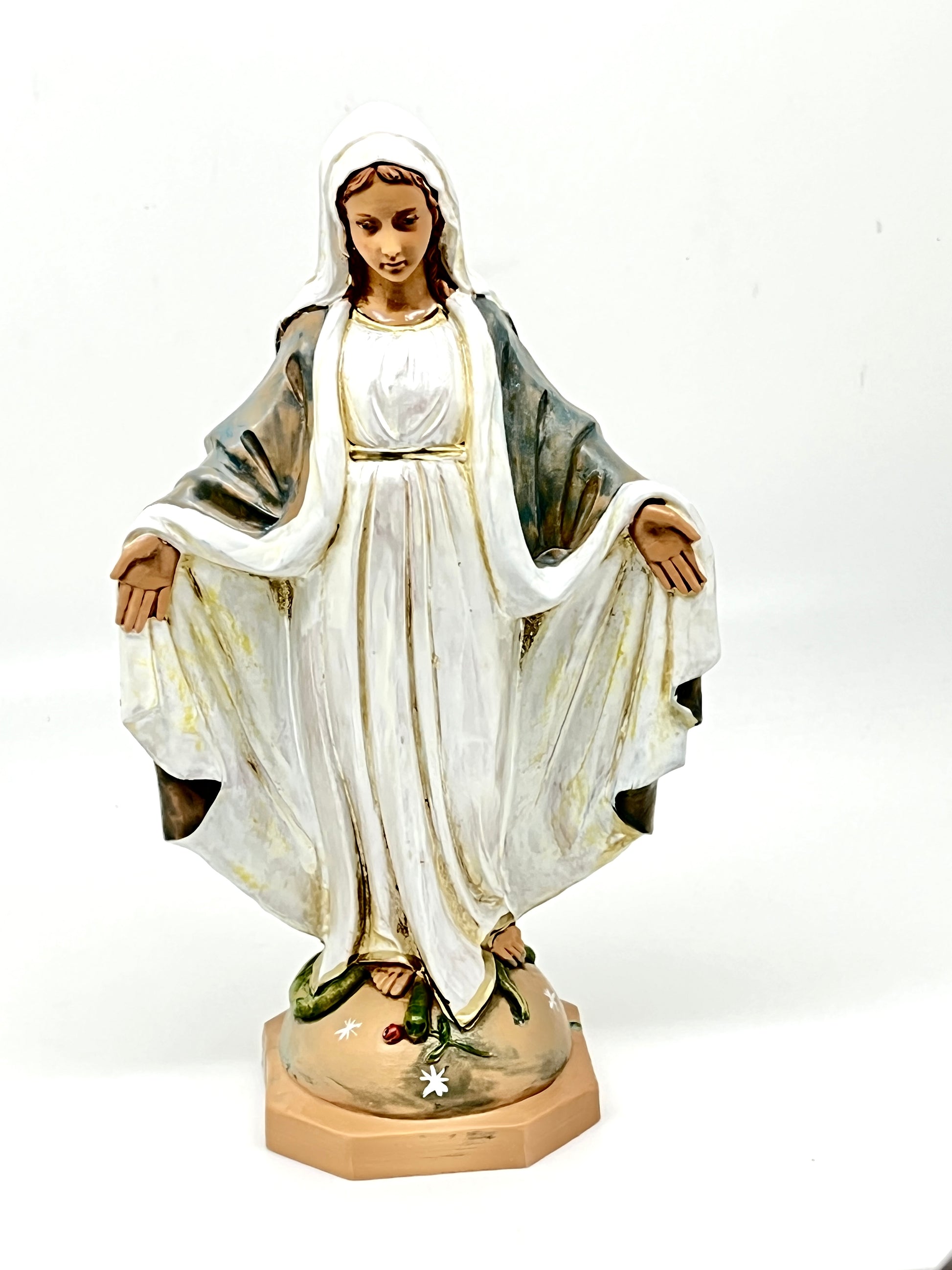 Our Lady of Grace Figurine Fontanini Statue 6.5" scale - Unique Catholic Gifts