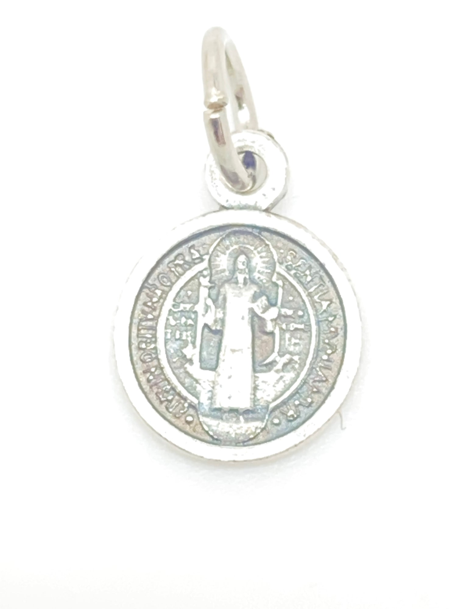 Italian Made and Imported Benedict Medal Charm Size 1/2" - Unique Catholic Gifts