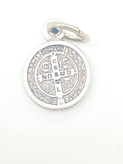 Italian Made and Imported Benedict Medal Charm Size 1/2" - Unique Catholic Gifts