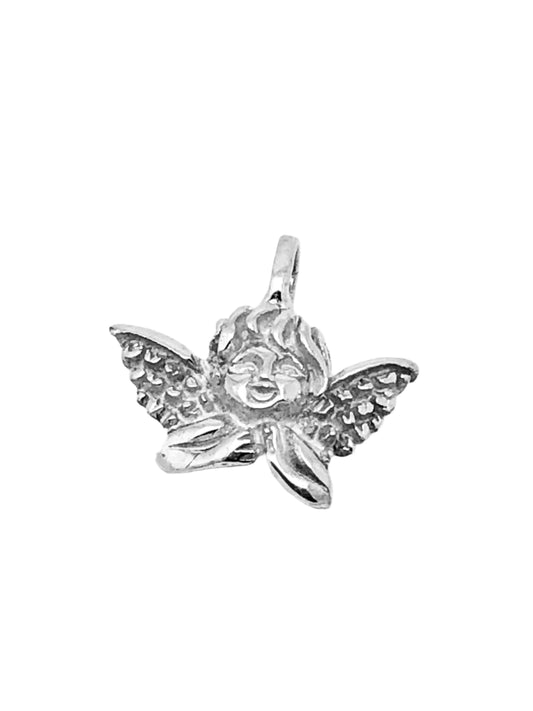 Guardian Angel Handcrafted Sterling Silver Medal (1/2") - Unique Catholic Gifts