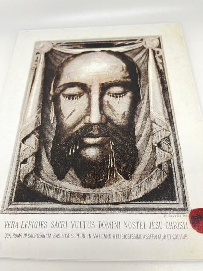 Holy Face of Jesus  Print 8 x 10" (Relic) - Unique Catholic Gifts