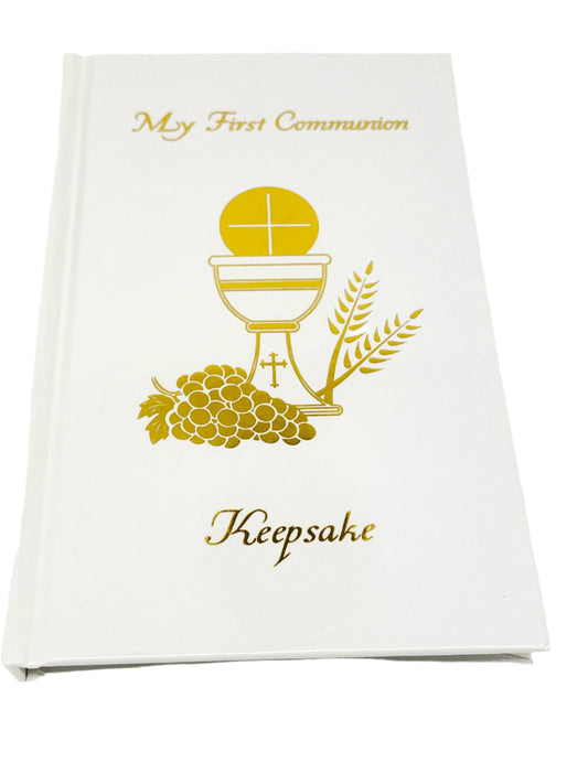 White Keepsake First Communion Missal - Unique Catholic Gifts