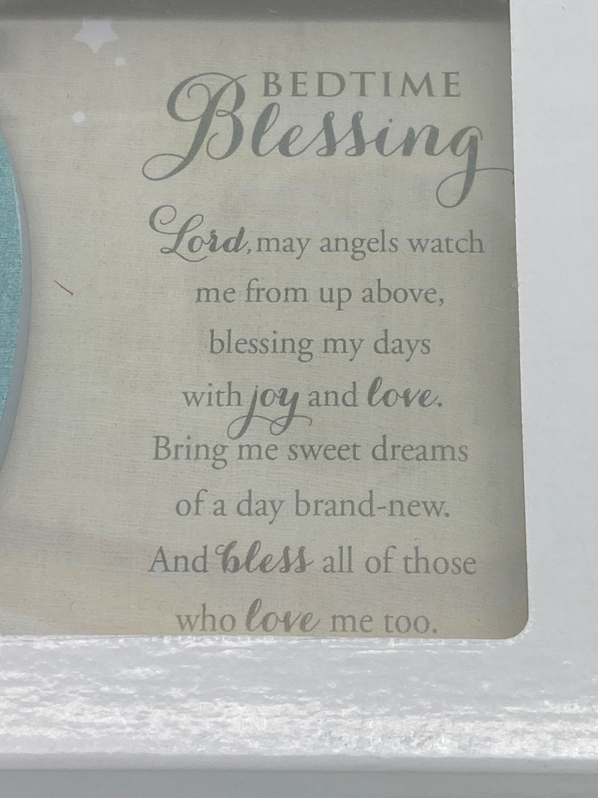 Boy Bedside Medal Ornament 4" - Unique Catholic Gifts