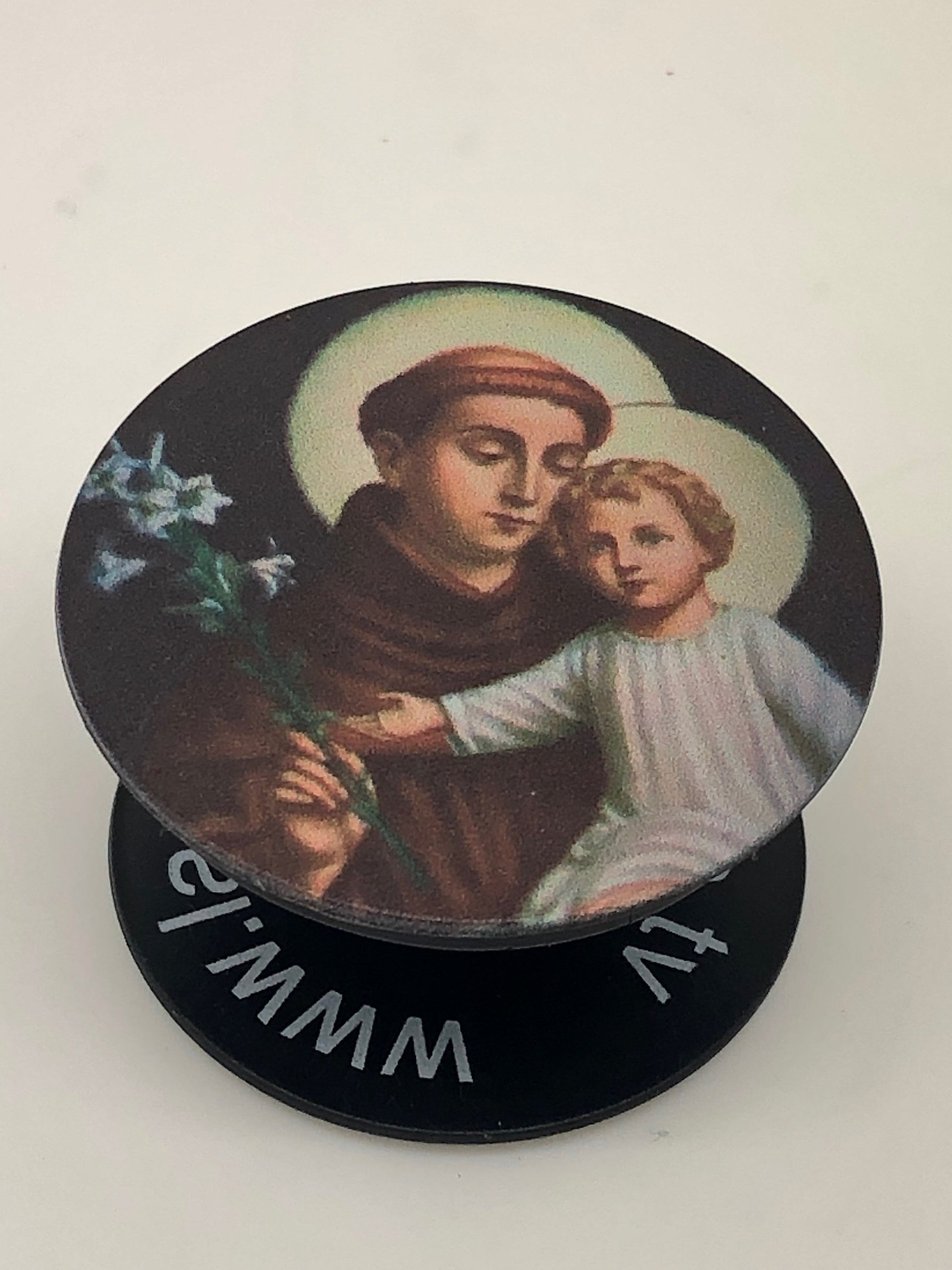 St. Anthony Holy Sockets Pop Socket Cell Phone Accessory - Unique Catholic Gifts