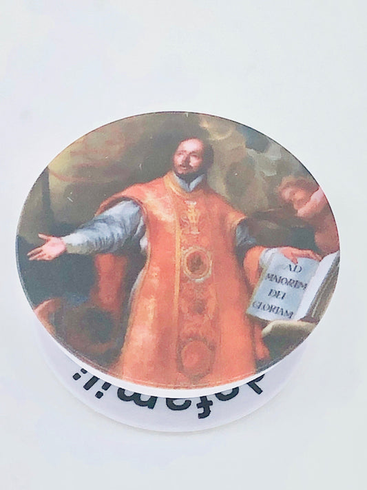 St Ignatius Holy Sockets Pop Socket Cell Phone Accessory - Unique Catholic Gifts