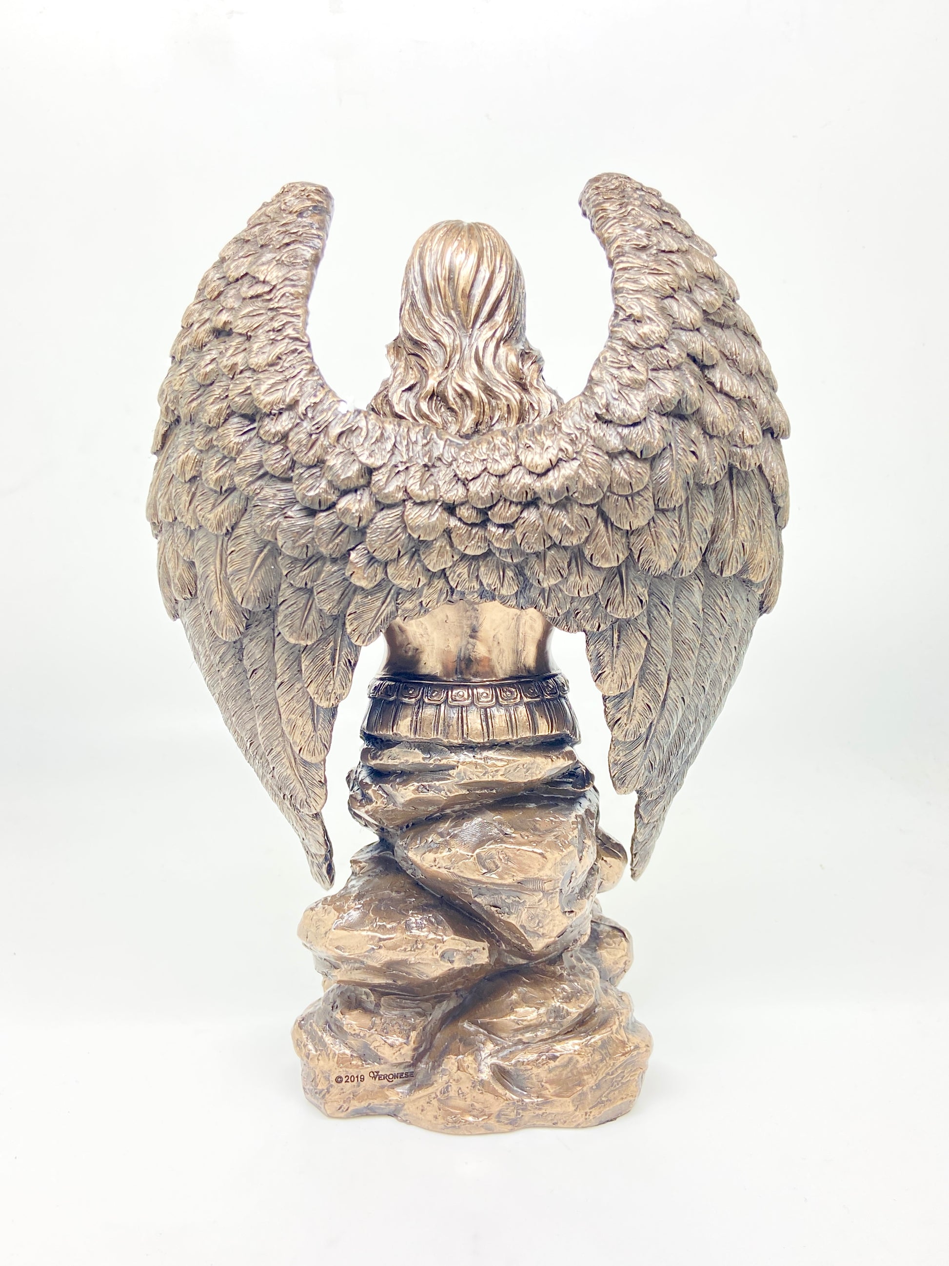 Saint Michael the Archangel Prayer Statue 9" - Unique Catholic Gifts