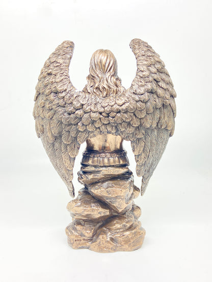 Saint Michael the Archangel Prayer Statue 9" - Unique Catholic Gifts