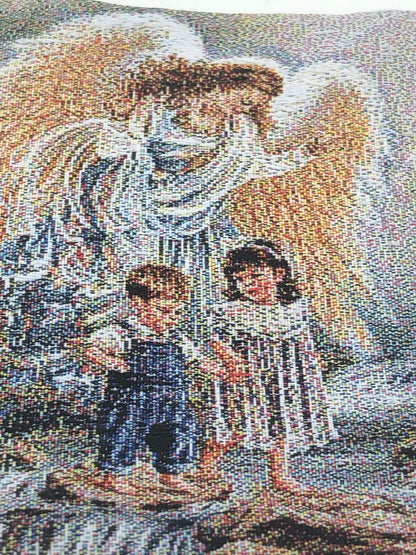 Hand Woven Guardian Angel Rosary Pouch - Unique Catholic Gifts