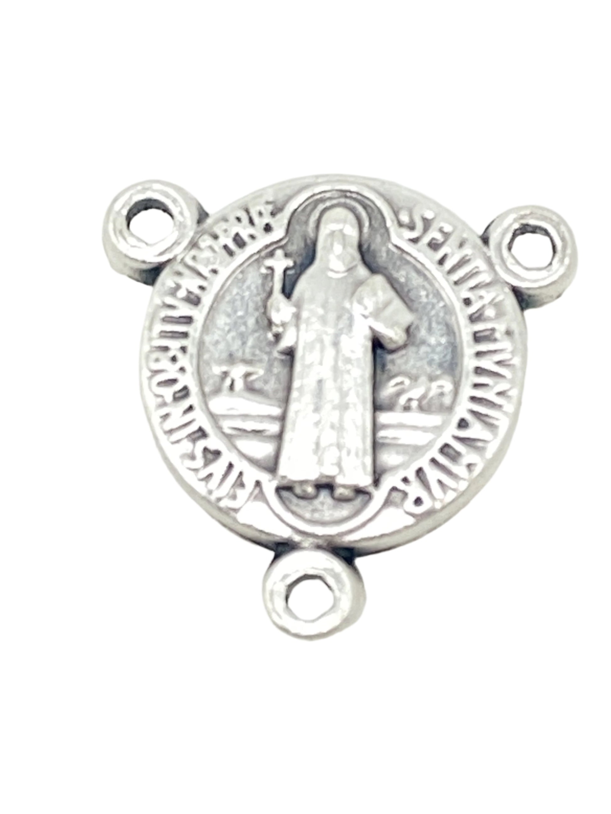 Rosary Center Piece St. Benedict  (1/2") - Unique Catholic Gifts